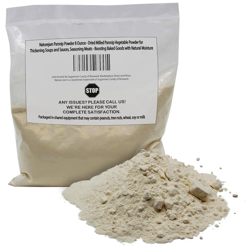 Naturejam Parsnip Powder 8 oz - Dried Milled Parsnip Vegetable Powder for