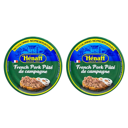 Hnaff Country 130 (2 PACK) Henaff French Pork Pate de campagne, Pate - grams