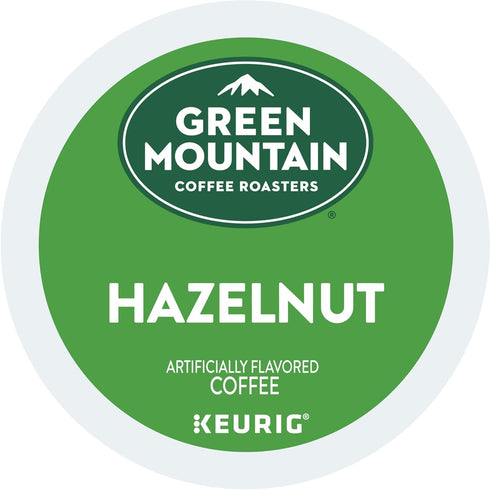 72 Count Green Mountain Coffee Roasters Hazelnut Keurig Single-Serve K-Cup pods, Light Roast Coffee