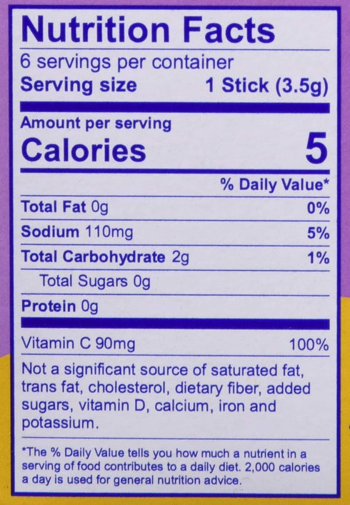 Packets, 100% 18 Pack 3 Tampico Singles To Go Drink Mix Mango Punch, DV of Vitamin C per Serving, Low Calorie, Zero