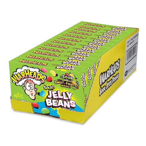 4-oz. 12 WarHeads Sour Jelly Beans - Theater Box - Case