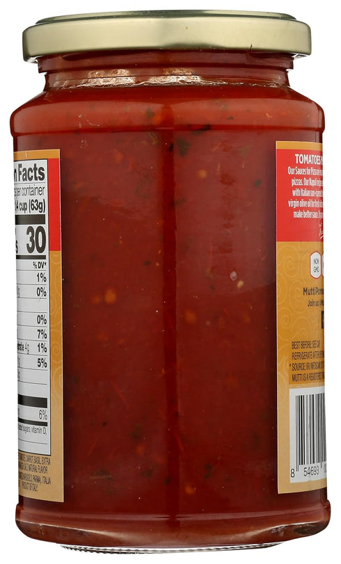 6-14 Oz Mutti - Sauce Pizza Basil Evoo - Case