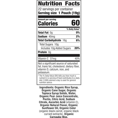 Pack, 22 15.4 oz Annie's Organic Berry Patch Bunny Fruit Flavored Snacks, Gluten Free, Value Pouches