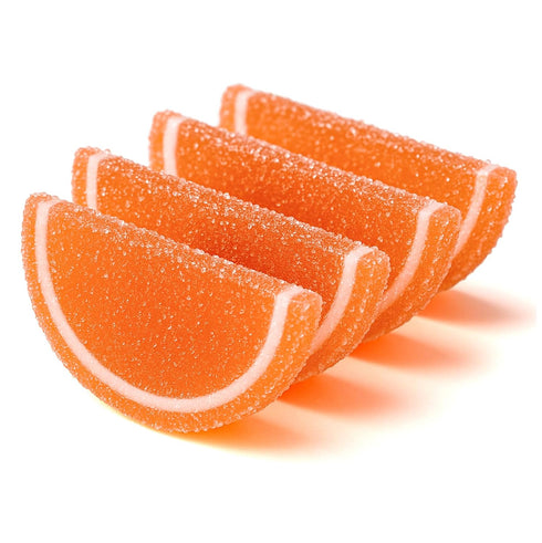 3 Gummies Gummies NY Spice Shop Orange Fruit Slices Candy - Pound Citrus Flavor Chewy Jelly Fruit Slices Candy - Old