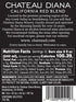 (3x 750) Chateau Diana Zero - Alcohol Removed Red Wine