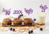 24 Pcs Glitter Cupcake Toppers for Celebrating 21st Birthday Party Decorations (Purple Glitter)