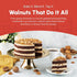 4 Package-Fresh, California Raw Walnuts- Pounds, Resealable No Shell, Unsalted-All Natural Dry Halves and Chopped