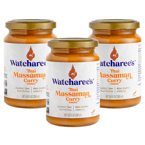 Watcharee's Thai Curry Simmer Sauces - Massaman Curry | Authentic Thai Recipe,