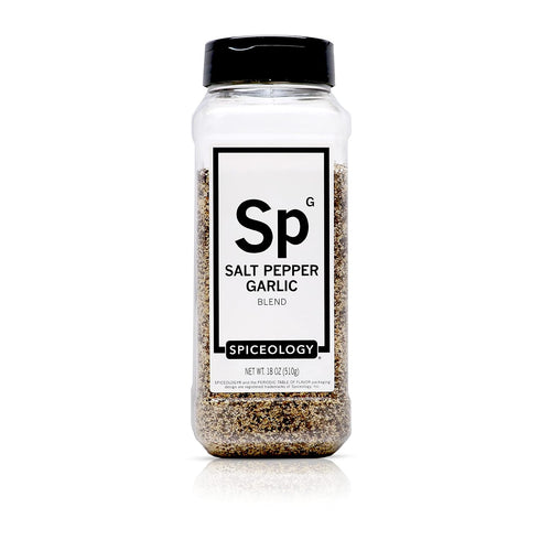 Spiceology Salt Pepper Garlic (SPG) Seasoning Premium Blend for Beef, Pork, Poultry