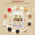 Rlvym 50Pcs 10 Formula(50Bags, 600g) Ginseng Ten Treasures Tea, Chinese Traditional Kidney Care Herbal Tea, Natural