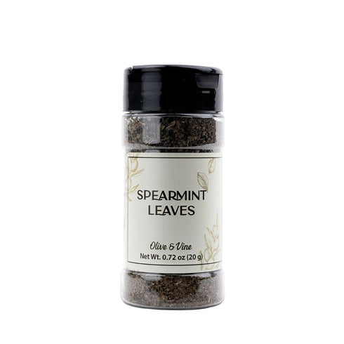 Olive & Vine Spearmint Leaves, Refreshing Mint Flavor, Use in Teas, Salads,
