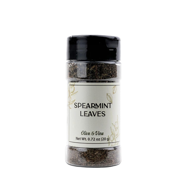 Olive & Vine Spearmint Leaves, Refreshing Mint Flavor, Use in Teas, Salads,