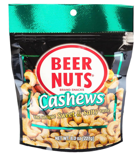 Beer Nuts Cashews, Travel Packs, Crunchy Party Pretzels, Cheese Sticks, Sesame Sticks,