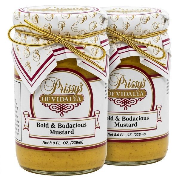 Prissy's of Vidalia Bold and Bodacious Mustard - Jalapeno Mustard for Sandwiches,