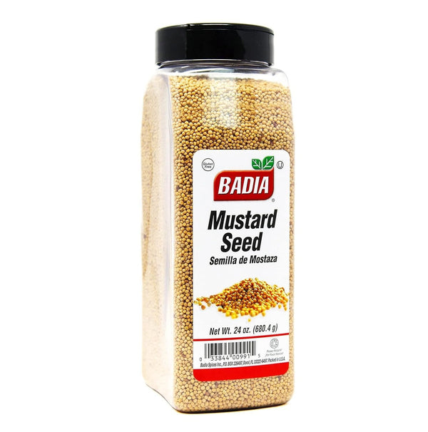 Badia Whole Mustard Seeds, 24 oz Whole Spice for Pickling, Cooking, and