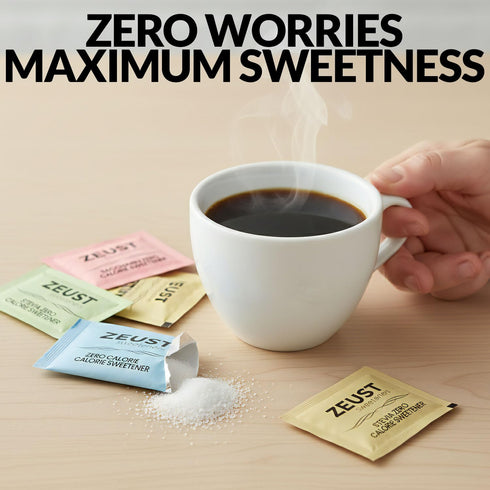 Packets Set 500 Packets Sugar Variety & Powder Creamer Gift for Coffee, Ct Bulk Stevia, & Raw Sugar for Coffee Variety