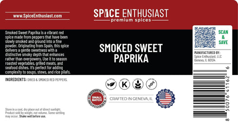 4 oz Spice Enthusiast Smoked Sweet Paprika