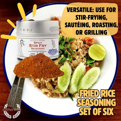 GLP-1 Set Fried Rice Seasoning Collection | Gourmet Spice Blends | Non GMO, No MSG | Made In USA | Small Batch, Hand