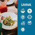 (6 LIVIVA Shirataki Konjac Spaghetti Pk) Diabetic-Friendly Low Carb, Low Calorie Pasta Noodles Ready to Serve No Odor