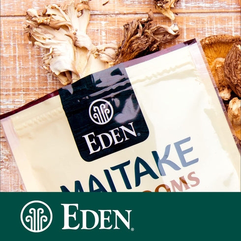 0.88 oz (25g) Eden Maitake Mushrooms, Organic, Dried, Sliced