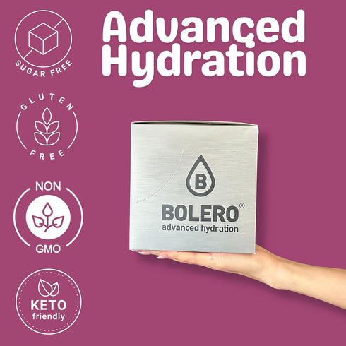 Packets 24 Bolero Sugar Free Drink Mix Variety Fruit Flavors | Powdered Flavored Water | Large Sachet On The Go