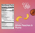Generic 20 oz.Hello! Sliced & Dried White Peaches & Plums I'm Ugly