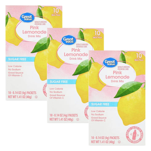Generic Drink Mix Bundle - 3 Boxes with 10 Packets Per Box -