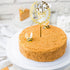 6Pcs Oh Baby Cake Topper, Gold Acrylic Baby Shower Cake Decorations for Birthday Party Supplies