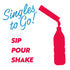 6 6 (36 Sonic Singles to Go Powdered Drink Mix, Strawberry Lemonade, Sticks per Box, Boxes included Sticks Total)