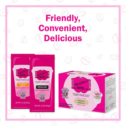 11 oz Marylous Coffee Toasted Almond Creme Flavored Coffee Ground Gourmet Coffee