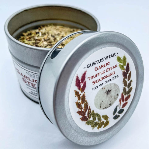 GLP-1 Garlic Truffle Steak Rub Seasoning | All Natural, Non GMO | Authentic Gourmet Spice Mix | Hand Made in Small