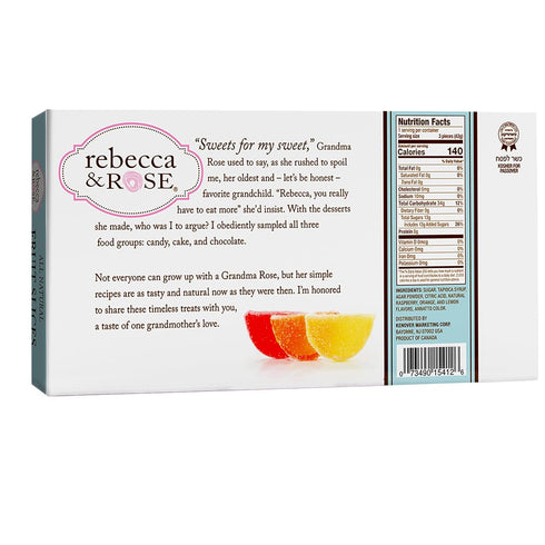 Rebecca & Rose 6oz Certified Gluten Free Fruit Slices | All Natural, Fat Free, Non GMO