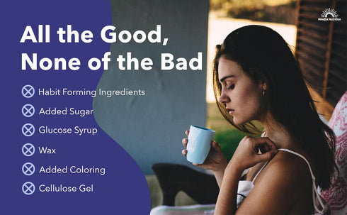 40 Mindful Nutrition Mindful Calm Sugar Free Hot Chocolate Mix - Servings - Anti-Stress Drink Mix Powder Sleepy Cocoa