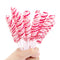 Pink Twisty Lollipops Individually Wrapped - Valentine's Day Candy Twist Lollipop Bulk
