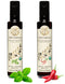 Basil & Hot Chili Combo. Infused Extra Virgin Olive Oil. All-natural olive