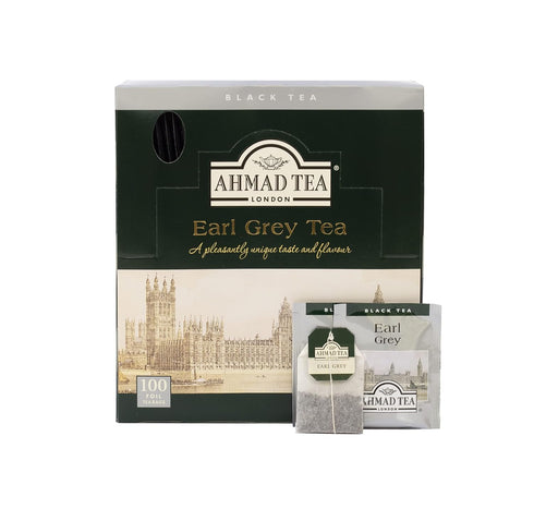 100 Count Ahmad Tea Earl Grey foil teabags