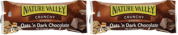 Nature Valley Oat's 'n Dark Chocolate Granola Bar, Single (Pack of 2)