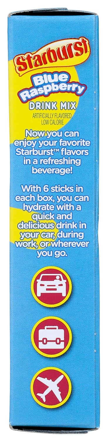bobalife STARBURST SINGLES TO GO BLUE RASPBERRY DRINK MIX
