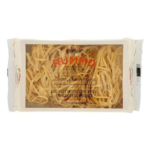 Rummo Pack 6 Pack (0.55 lb Set Egg Noodles Variety Boxes) Pappardelle & Fettuccine Imported Italian Pasta Premium Durum
