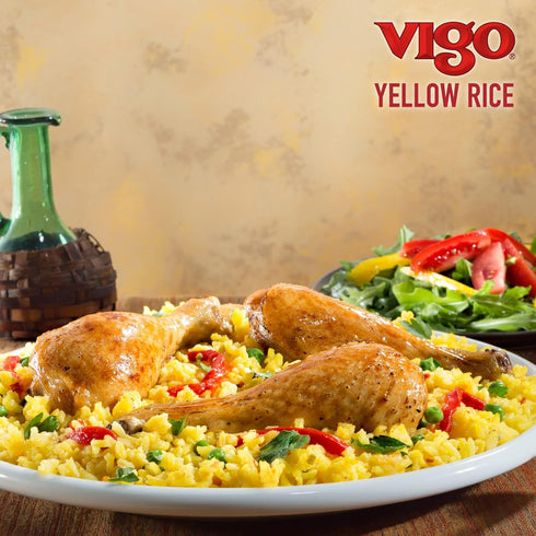 2lb (Pack 1) Vigo Authentic Saffron Yellow Rice, Low Fat
