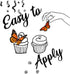NEW Edible Butterflies Assorted Set - 15 Wafer Cake & Cupcake Toppers (Orange Monarch)