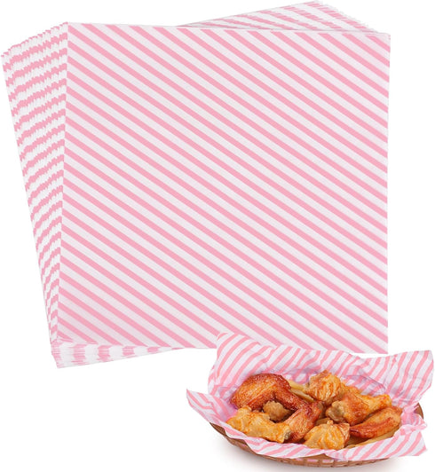 GeeRic Mother's Day Waxed Deli Paper Sheets for Food 12 * 12 Inch,