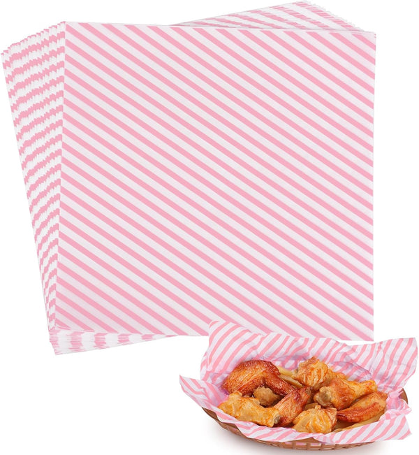 GeeRic Mother's Day Waxed Deli Paper Sheets for Food 12 * 12 Inch,