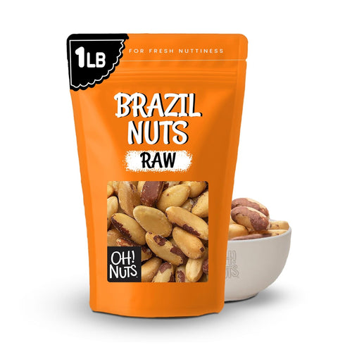 Oh! Nuts Brazil Nuts - Raw - 100% Natural - 1 lb
