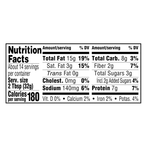 16 Oz Amazon Grocery, Creamy Peanut Butter, No Stir