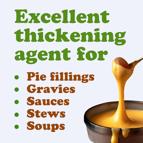 4 Food to Live Organic Tapioca Flour, Pounds Non-GMO Finely Ground Tapioca Starch. Wheat and Rice Flour Substitute. All