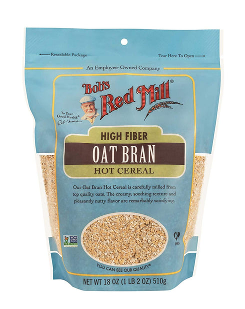 Bob's Red Mill Cereal Oat Bran, 18-Ounce (Pack of 2)
