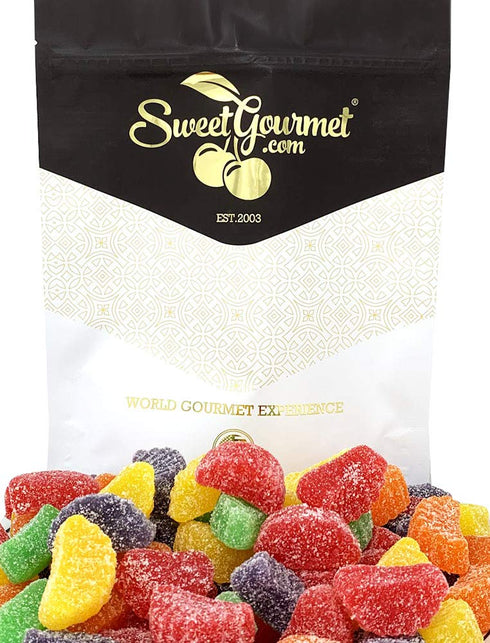 2.5 SweetGourmet Assorted Fruit Slices | Bulk Jelly Candy | Pounds