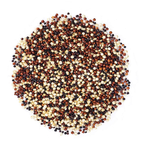 5 Food to Live Organic Tri-Color Quinoa, Pounds Non-GMO, Blend of White, Black, and Red Quinoa, Whole Grain, Raw Seeds