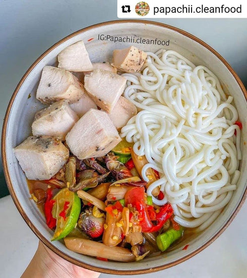 NIMNIM 35 Pack 3 Udon Egg White Noodle , No flour, Gluten Free, Weight loss, Kcal)
